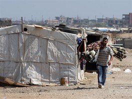 V Libanonu ije pes milion syrskch uprchlk.