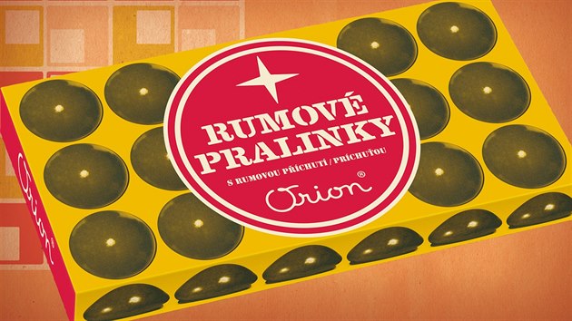 Retro v Lidlu - Rumové pralinky v socialistickém pevleku.