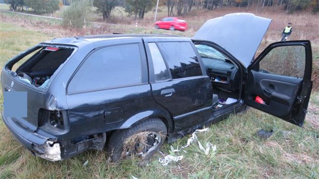 Nehoda se stala na silnici mezi Kubovou Hutí a Horní Vltavicí.