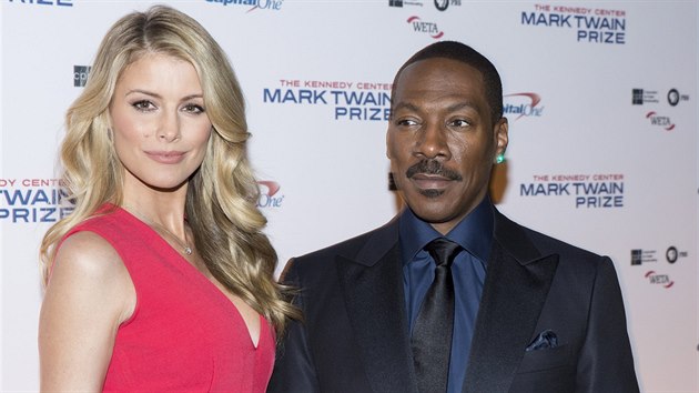 Paige Butcherov a Eddie Murphy (Washington, 18. jna 2015)