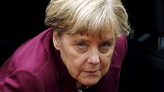 Německá kancléřka Angela Merkelová přijíždí na summit hlav států EU do Bruselu...
