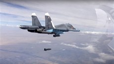 Ruské vojenské letectvo za posledních 24 hodin bombardovalo 63 objektů údajných...