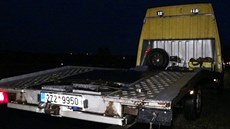 Hromadná nehoda sedmi aut na dálnici D8 ve smru na Prahu (16.10)