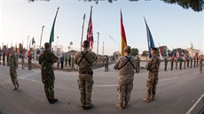 Ceremoniál k otevení velitelství cviení Trident Juncture ve panlské Zaragoze