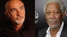 Sean Connery a Morgan Freeman