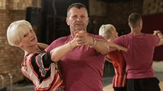 Bývalý boxer Rostislav Osika pi tanením tréninku na televizní sout.