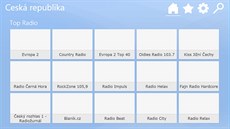 Mini Radio Player pro Windows 10 má trochu problém s češtinou a zobrazováním...