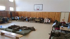 Uprchlický tábor v Blé-Jezové na Mladoboleslavsku