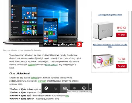 Tipy a triky pro Windows 10