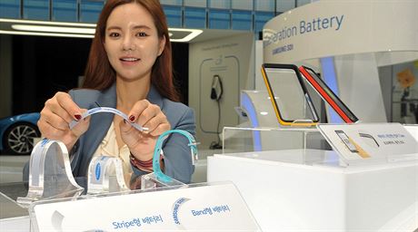 Pedstavení nových baterií Samsung bhem veletrhu InterBattery v Soulu
