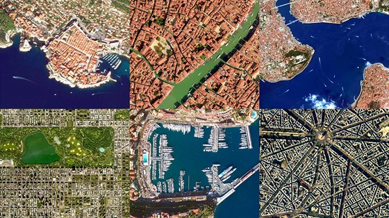 Kvíz: poznejte světová města na satelitních snímcích.