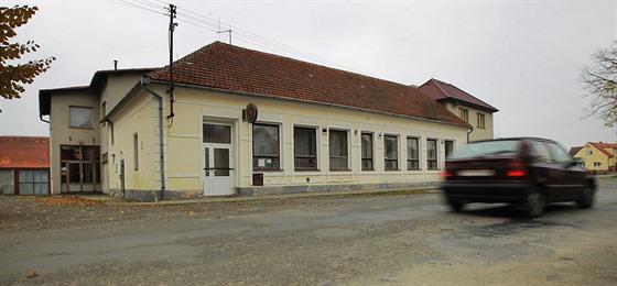 Kulturní dům s hospodou v Žerovicích na Plzeňsku.
