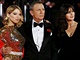 Lea Seydouxov, Daniel Craig a Monica Bellucci na premie filmu Spectre