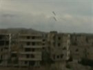 Lidé natoili pád bomby na pedmstí Damaku