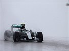 Nico Rosberg na trati v Austinu.