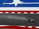 Nico Rosberg v kvalifikaci na Velkou cenu USA.
