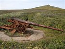 Na Kurilských ostrovech zstává i dnes vojenská technika z 2. svtové války.