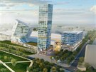 Multifunkní vnitromstský projekt v centru bloruského Brestu, který zahrnuje...