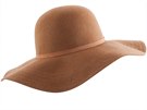 Podzimní doplky: Béový klobouk se irokou krempou, F&F, 439 korun