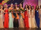 Dvanáctka finalistek po vyhláení výsledk soute Miss Aerobic pro rok 2015.
