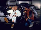 Christopher Lloyd a Michael J. Fox ve filmu Návrat do budoucnosti (1985)