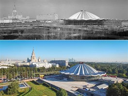 Velký Moskevský státní cirkus v roce 1971 a 2015. Je nejvtím stálým cirkusem...