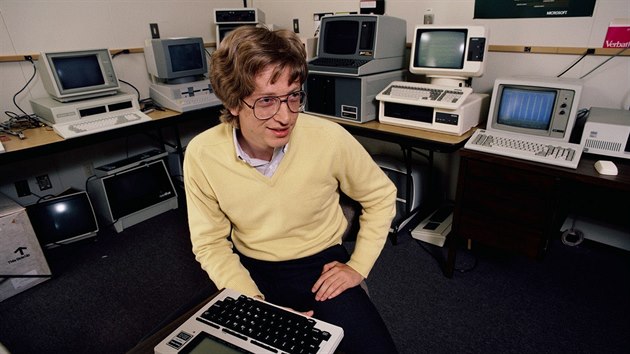 Bill Gates v roce 1983 ve Washingtonu.