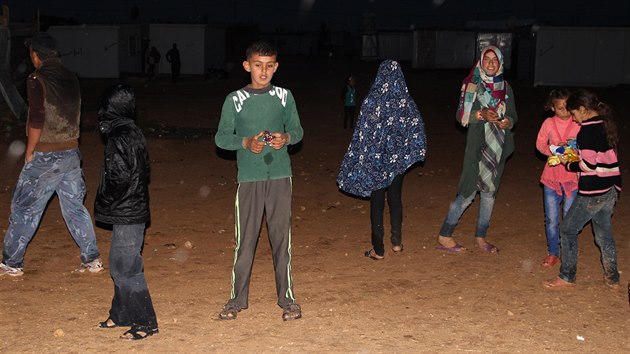 Uprchlický tábor Zátarí v Jordánsku (25. října 2015).