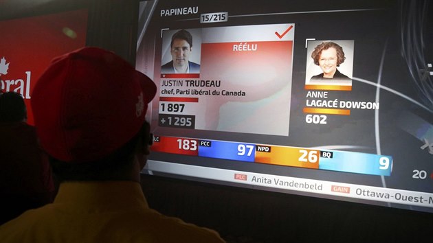 Volby v Kanad vyhrli liberlov (20. jna 2015).