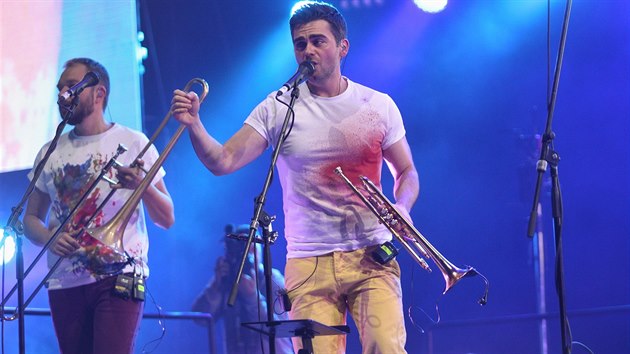 Kapela Kryštof zahájila 19. října 2015 v ostravské ČEZ areně Srdcebeat Tour.