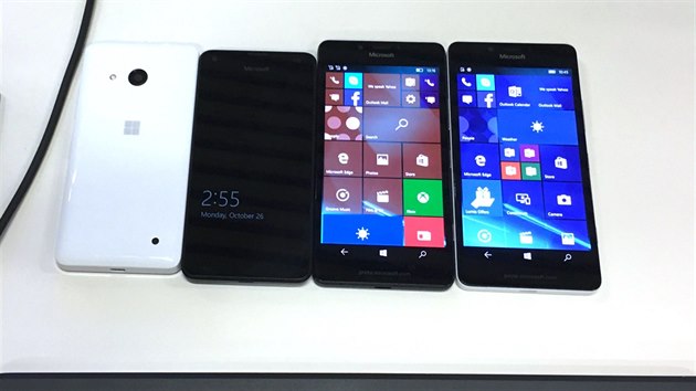 Nová zařízení Microsoft Lumia s Windows 10
