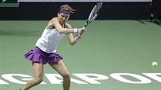 MAXIMÁLNÍ SNAHA. Lucie afáová na Turnaji mistry v Singapuru.