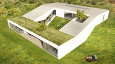 Flow House vyu�ívá v�echny výhody sva�itého pozemku a zárove� respektuje p�ání...