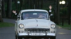 Automobilem Volha z roku 1956 svezl ruský prezident Putin i amerického...