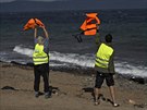 Dobrovolníci na eckém Lesbosu signalizují smr uprchlíkm na lunech (31....