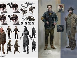 Ukázky z vizuální knihy k Falloutu 4