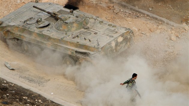 Jednotky Bara Asada v bojch na severovchodnm pedmst Damaku (22. jna 2015)