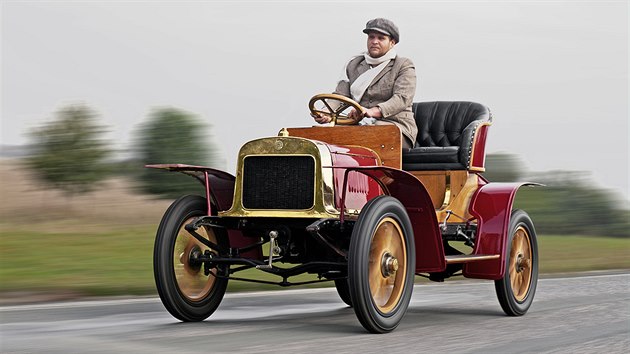 Voiturette A byl vůbec prvním automobilem značky Laurin & Klement.