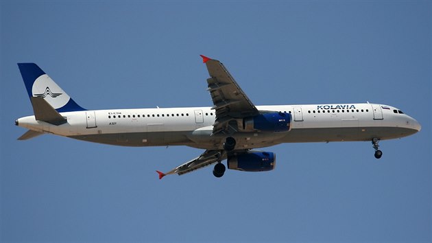 Airbus A321-231 rusk�ch aerolinek Kolavia.