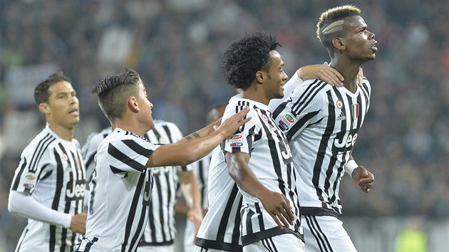 Glov oslava v podn fotbalist Juventusu Turn