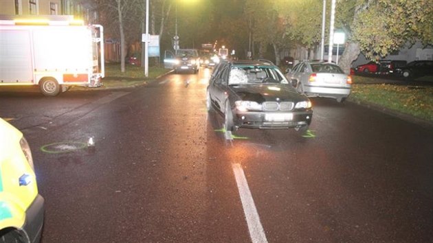Nehoda v Prask ulici ve Znojm.