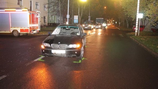 Nehoda v Prask ulici ve Znojm.