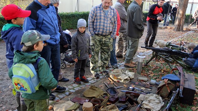 Po bojov ukzce si zjemci mohli prohldnout dobov leen vojk z obdob 1. svtov vlky.