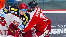 Momentka z utkání Hradec Králové - Olomouc.