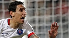 Ángel Di María z Paris St. Germain slaví sv�j gól.