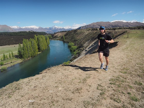 Jakub při nabírání kilometrů ve výzvě na Novém Zélandu