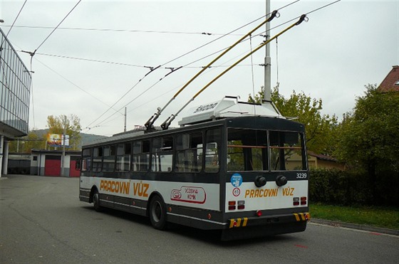 V Brn mají speciální trolejbus chránící troleje ped námrazou.