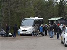 Uprchlíci ve védské obci Limedsforsen. adatelé o azyl zde nkolik dní...