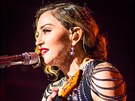 Zpvaka Madonna pi koncertním turné Rebel Heart Tour.