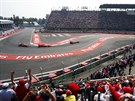 Fanouci sledují prbh Velké ceny Mexika formule 1.
